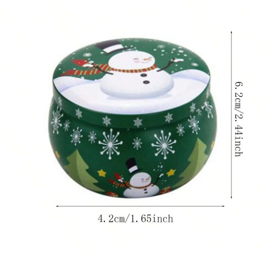 Holiday Santa Tin Aroma Candle