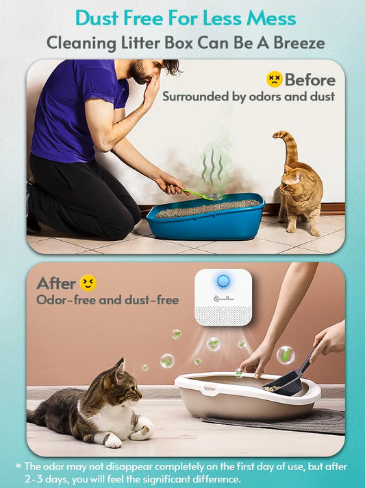 DownyPaws Smart Cat Litter Deodorizer