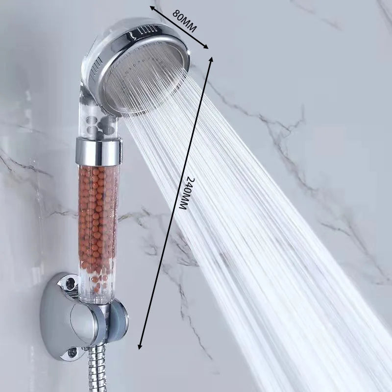 High-Pressure Water-Saving Shower Head