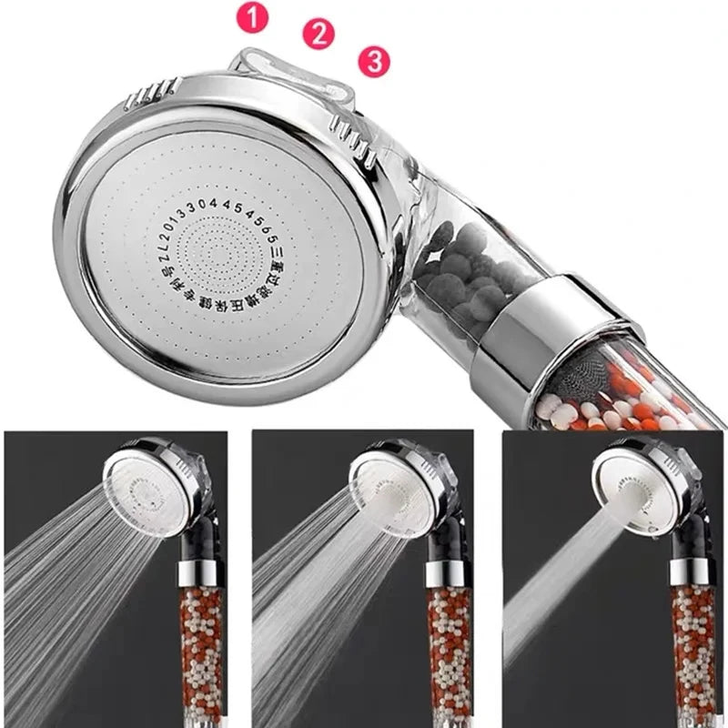 High-Pressure Water-Saving Shower Head