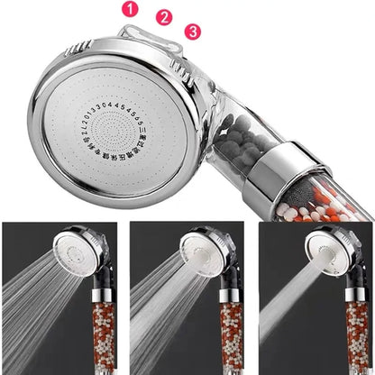 High-Pressure Water-Saving Shower Head