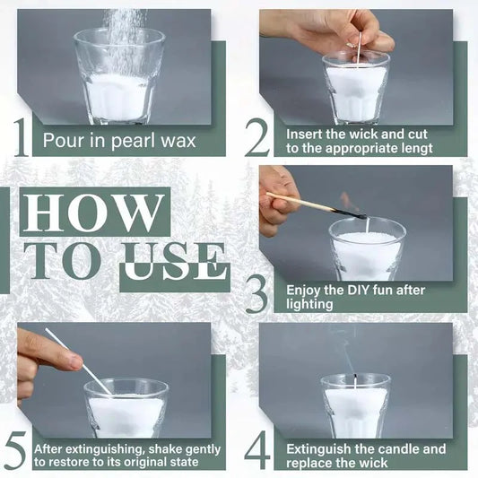 Pearl Wax Candle Making Kit (200g / 500g)