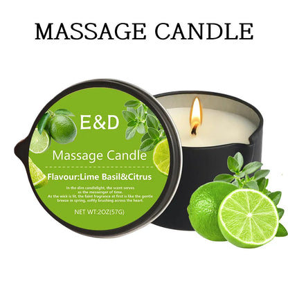 Massage Oil Candle (Stress Relief and Skin Moisturizing)