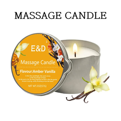 Massage Oil Candle (Stress Relief and Skin Moisturizing)