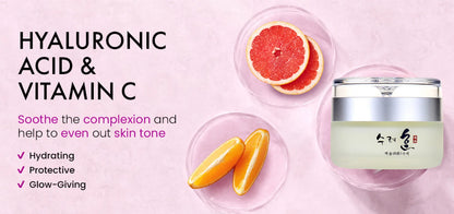 Collagen & Peptide Face Cream – Anti-Aging Day/Night Moisturizer | Plumping, Firming & Youthful Skin Nourishing Korean Texture Cream (50g)