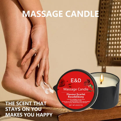 Massage Oil Candle (Stress Relief and Skin Moisturizing)