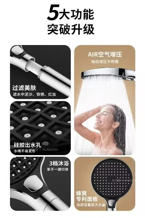 High-Pressure Handheld Shower Head
