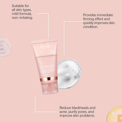 Collagen Peel-Off Mask & Overnight Wrapping Mask