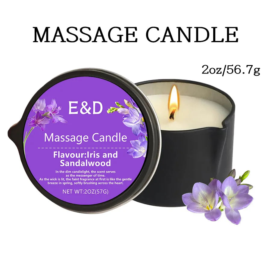 Massage Oil Candle (Stress Relief and Skin Moisturizing)