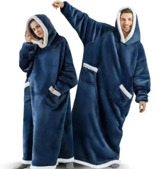 Ultra-Soft Polar Fleece Wearable Blanket