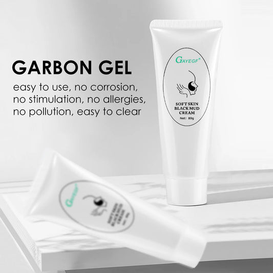 Carbon Gel Black Face Mask Set – Deep Cleansing Laser-Active Nano Toner Support | Skin Rejuvenation, Whitening, Pore Detox & Seaweed Formula Facial Care