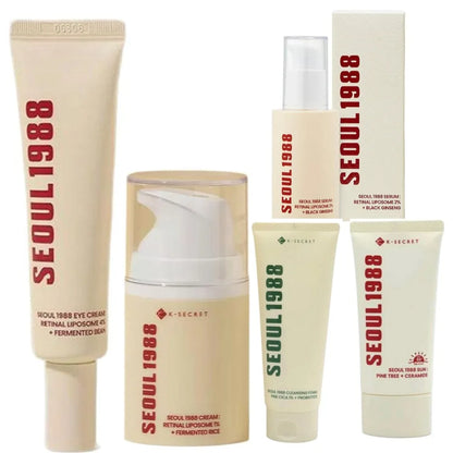 Seoul 1988 Retinol Liposome Face Cream – Anti-Wrinkle, Fine Line Fading & Moisturizing Anti-Aging Cream | Whitening, Firming & Eye Care Korean Skincare