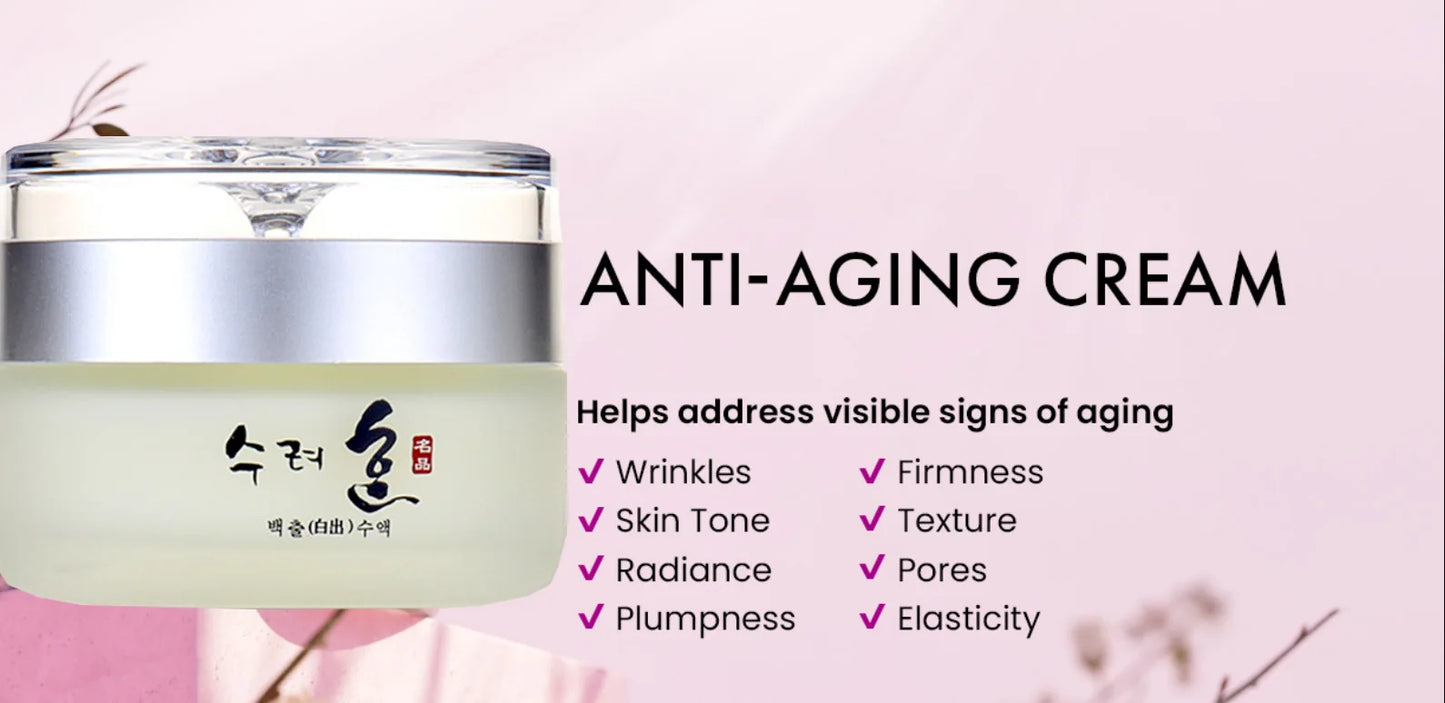 Collagen & Peptide Face Cream – Anti-Aging Day/Night Moisturizer | Plumping, Firming & Youthful Skin Nourishing Korean Texture Cream (50g)