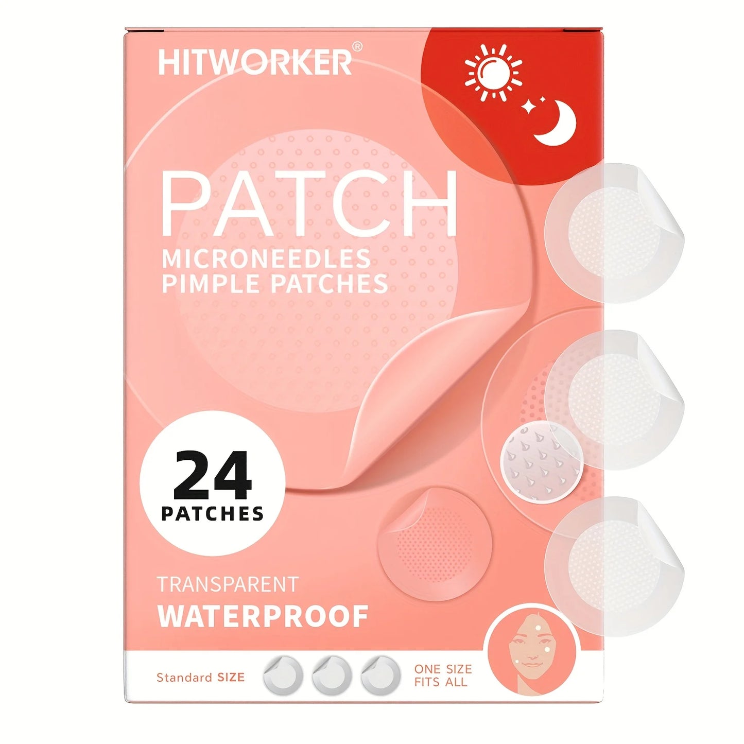 24pcs Hydrocolloid Acne Patches