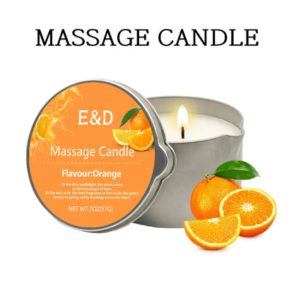 Massage Oil Candle (Stress Relief and Skin Moisturizing)