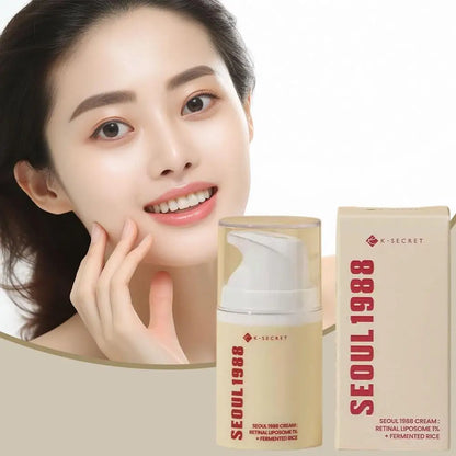 Seoul 1988 Retinol Liposome Face Cream – Anti-Wrinkle, Fine Line Fading & Moisturizing Anti-Aging Cream | Whitening, Firming & Eye Care Korean Skincare