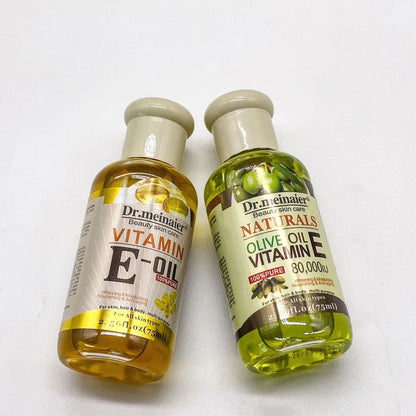 Vitamin E Face Essence Oil – Whitening, Pore-Shrinking & Anti-Wrinkle Serum | Morning & Night Skin Repair, Moisturizing Plant Essence for All Skin Types (75ml)