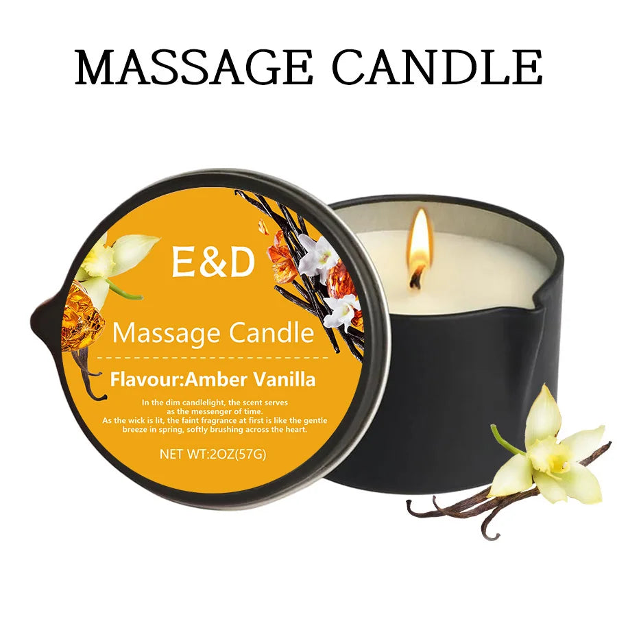 Massage Oil Candle (Stress Relief and Skin Moisturizing)