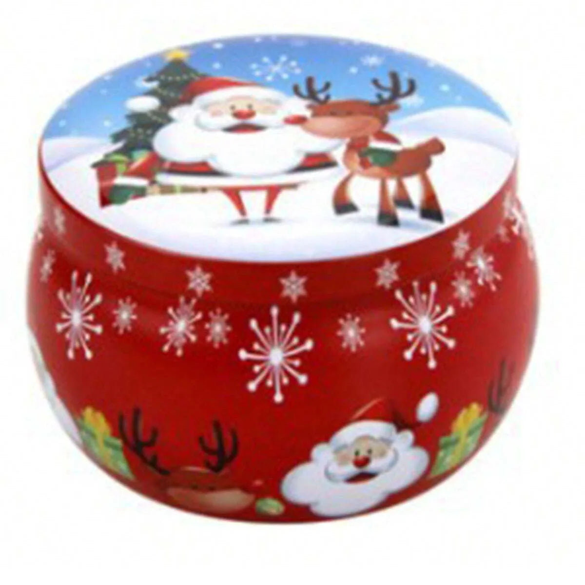 Holiday Santa Tin Aroma Candle