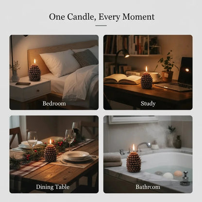 Christmas Pinecone Scented Candle