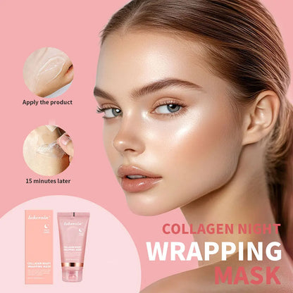 Lakerain Collagen Night Wrapping Mask – Deep Hydration & Elasticity Booster