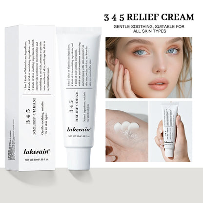 345 Relief Cream – Anti-Sugar Antioxidant Skin Repair | Brightening, Acne Mark Removal, Moisturizing & Oil-Control Face Cream (ibcccndc)