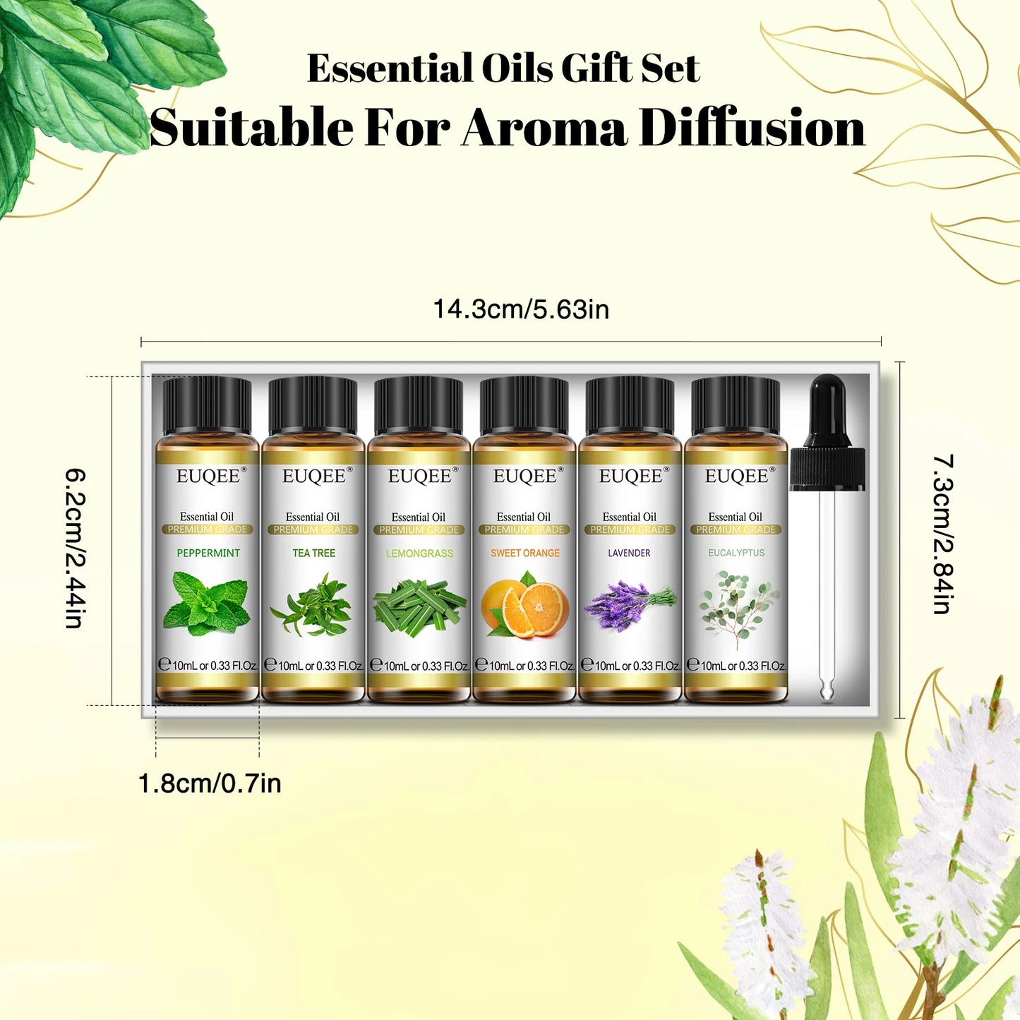 EUQEE Essential Oils Set