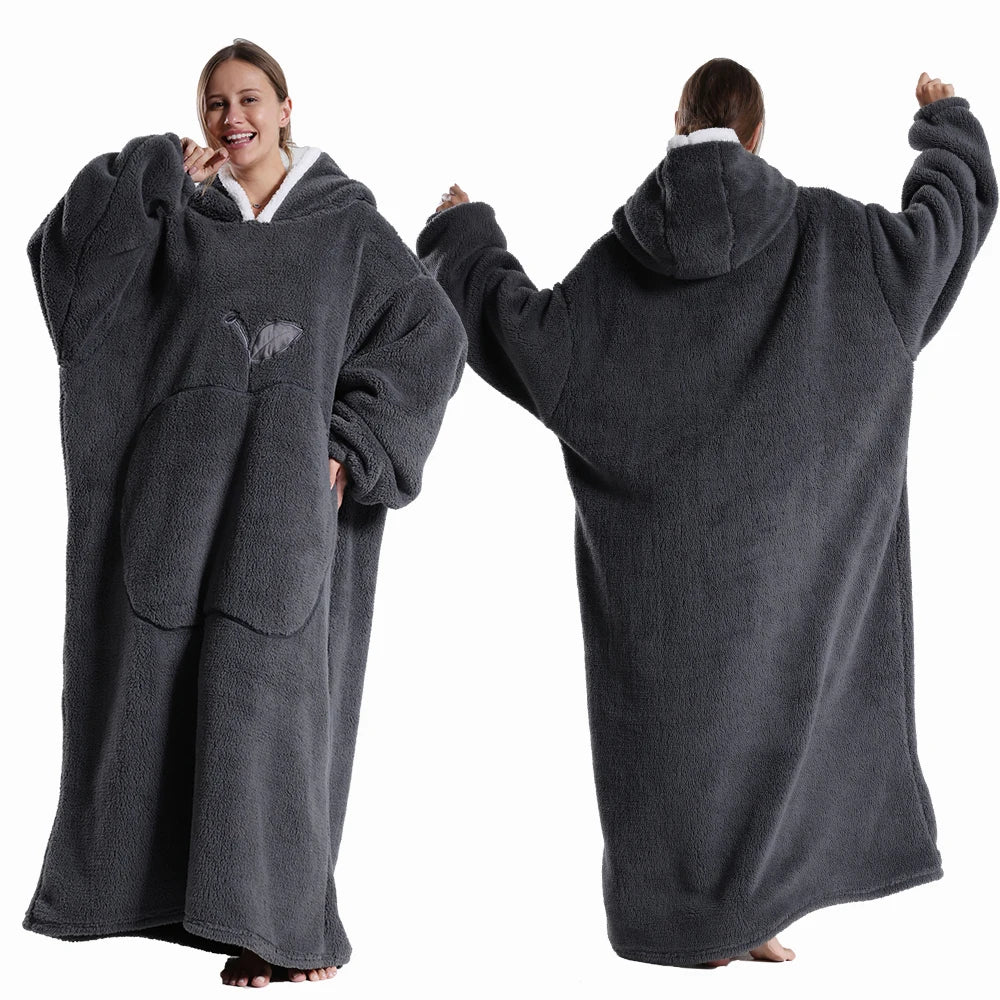 Cozy Wearable Blanket Hoodie