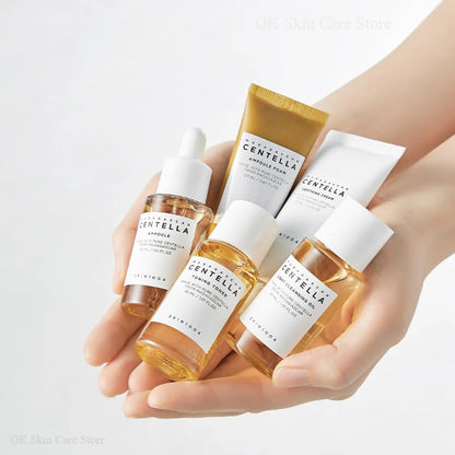 Korean Centella Skincare Travel Kit – 5-Piece