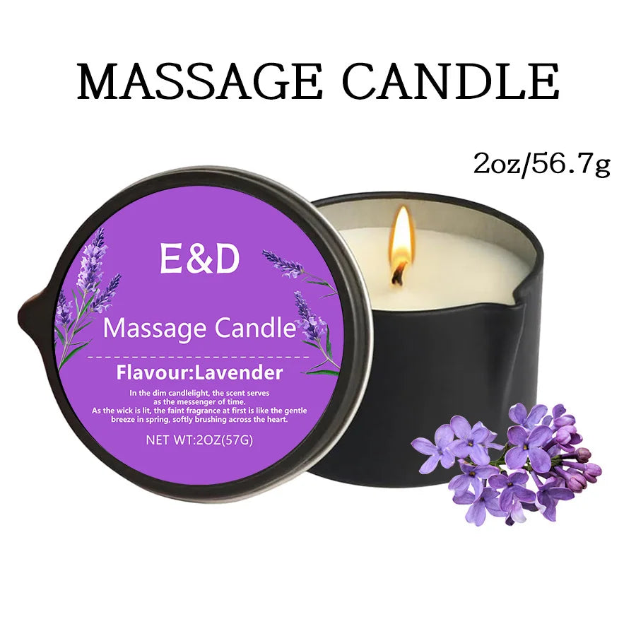 Massage Oil Candle (Stress Relief and Skin Moisturizing)