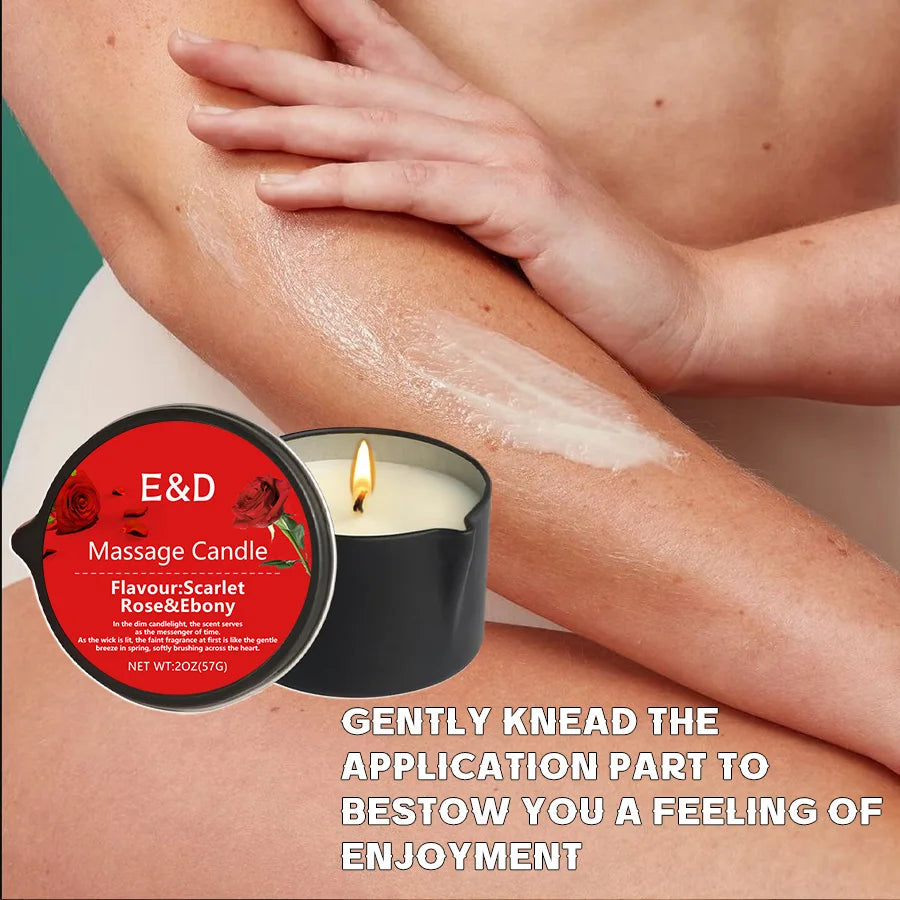 Massage Oil Candle (Stress Relief and Skin Moisturizing)