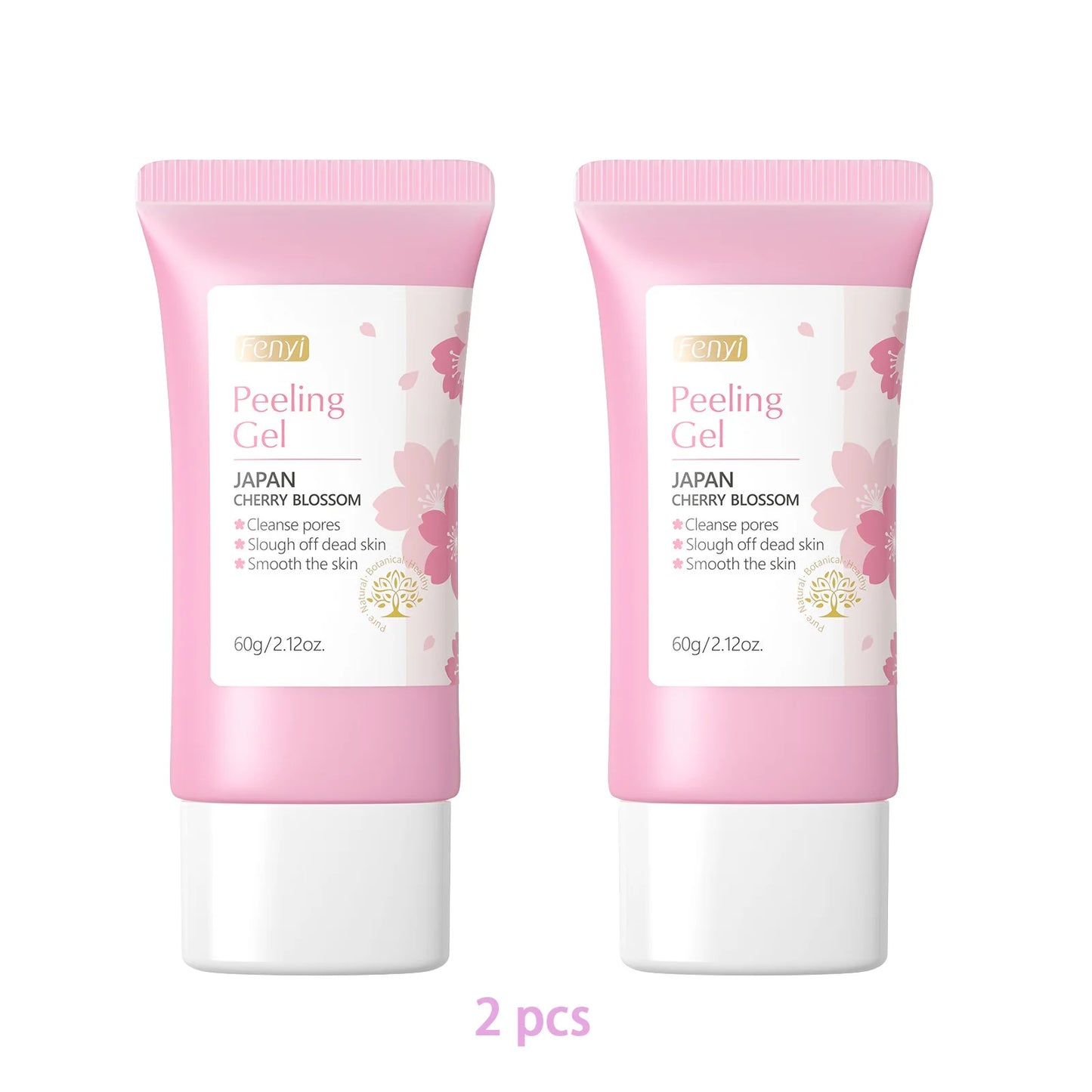 Sakura Exfoliating Gel – Deep Cleaning, Whitening & Moisturizing Cherry Blossom Facial Scrub