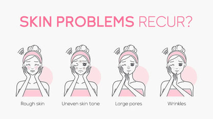 3-Piece Sakura Skin Care Set – Vitamin C & 24K Gold Face Cream, Serum & Eye Cream