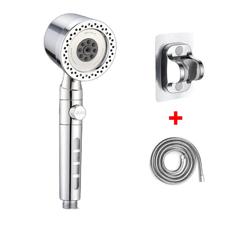 5-Mode High-Pressure Filtered Handheld Shower Head