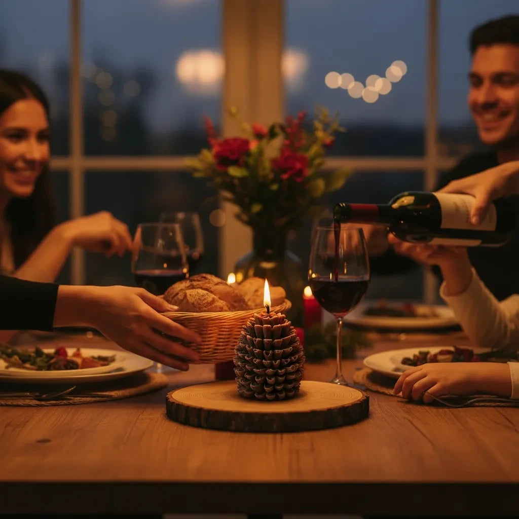 Christmas Pinecone Scented Candle