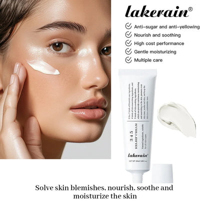345 Relief Cream – Anti-Sugar Antioxidant Skin Repair | Brightening, Acne Mark Removal, Moisturizing & Oil-Control Face Cream (ibcccndc)