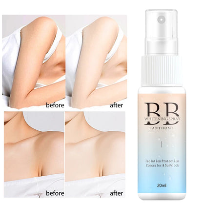 BB Whitening Spray Foundation – Skin Brightening & Moisturizing Liquid BB Cream | Lightweight Nourishing Face Base for Flawless Coverage (SAUVASINE, 20ml)