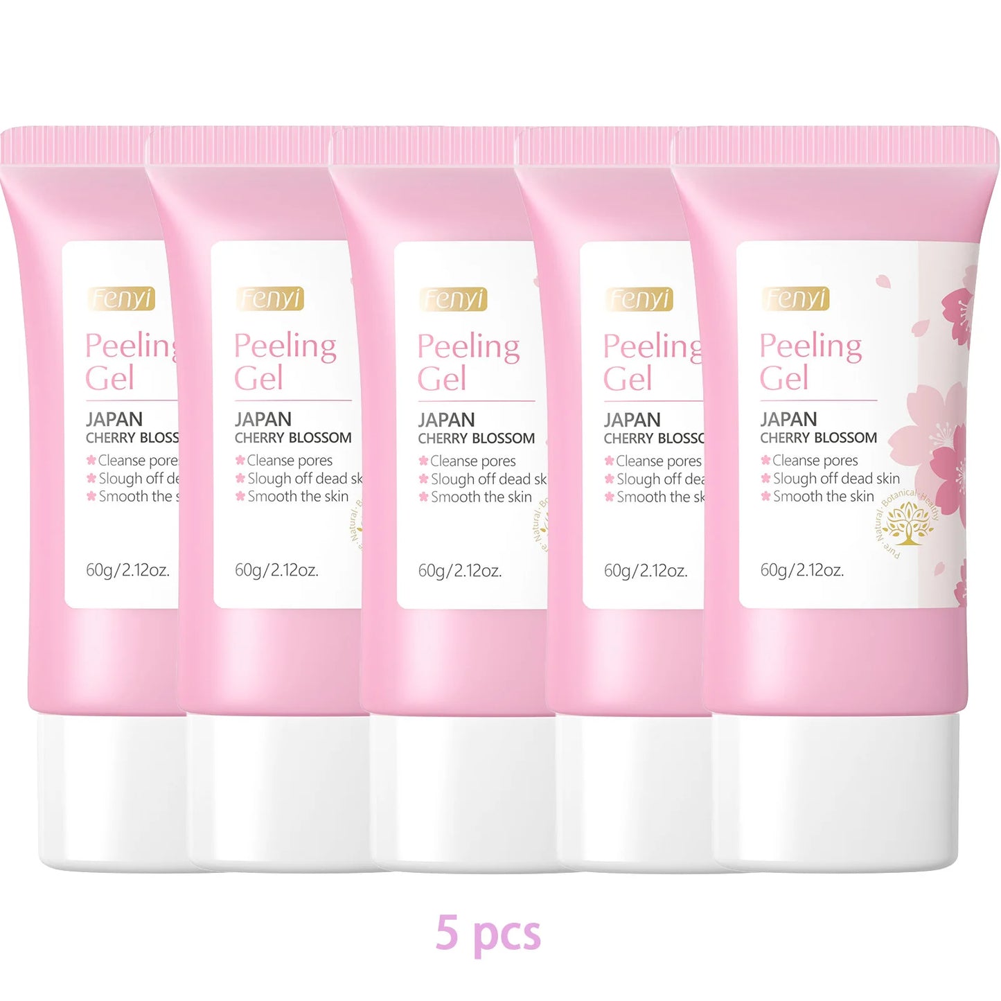 Sakura Exfoliating Gel – Deep Cleaning, Whitening & Moisturizing Cherry Blossom Facial Scrub