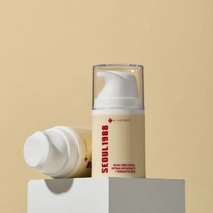 Seoul 1988 Retinol Liposome Face Cream – Anti-Wrinkle, Fine Line Fading & Moisturizing Anti-Aging Cream | Whitening, Firming & Eye Care Korean Skincare