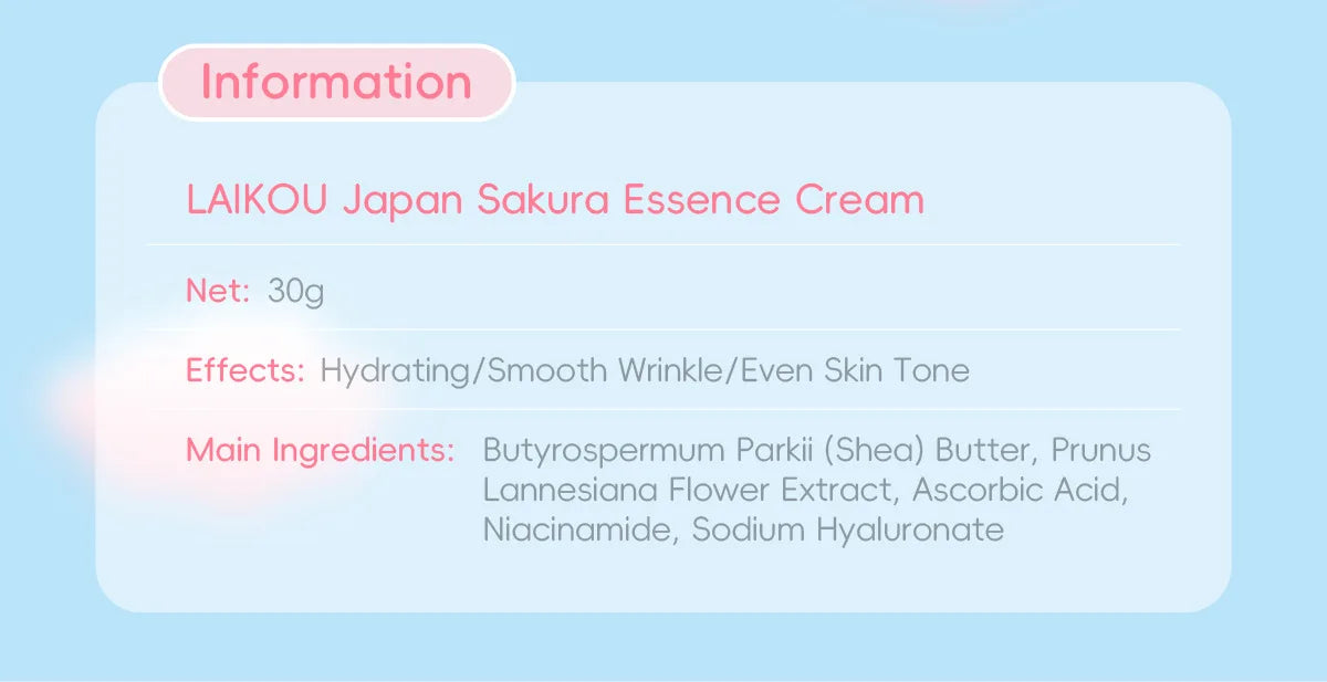 LAIKOU Sakura Whitening Face Cream