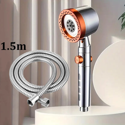 6-Mode High-Pressure Handheld Shower Head