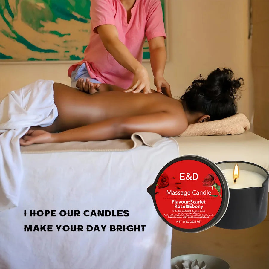 Massage Oil Candle (Stress Relief and Skin Moisturizing)