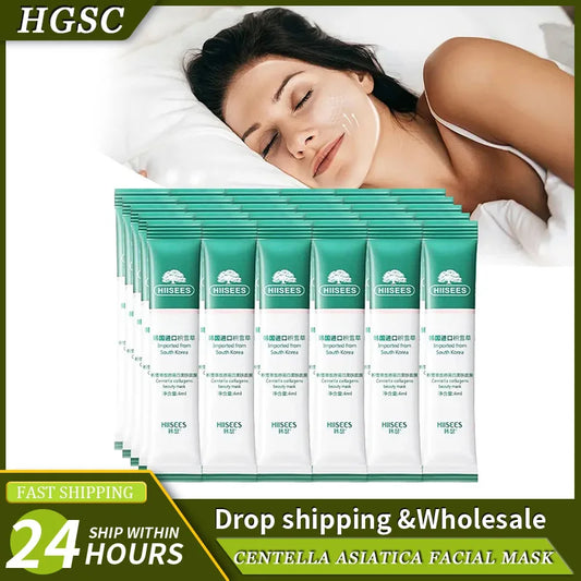 30pcs Centella & Collagen Sleeping Facial Masks