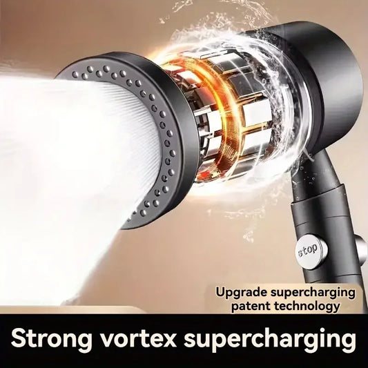 6-Mode High-Pressure Handheld Shower Head