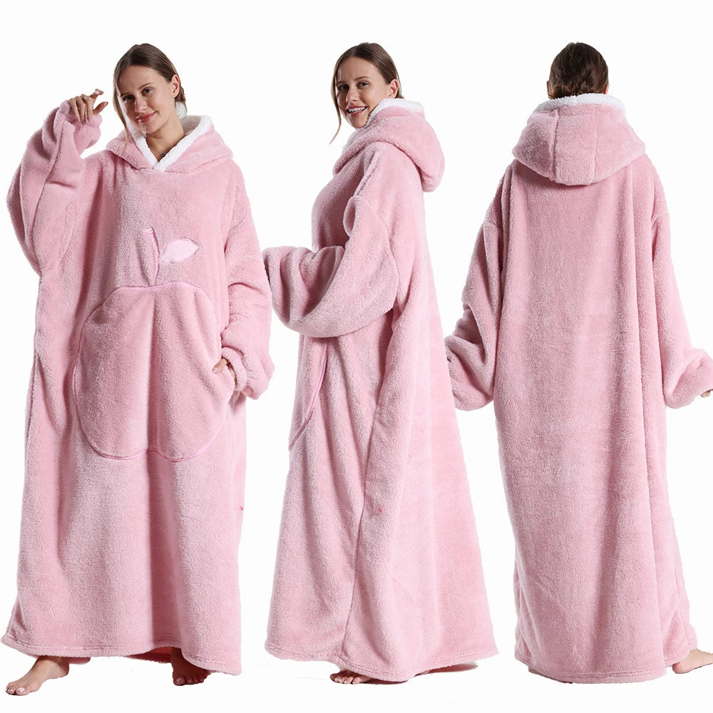 Cozy Wearable Blanket Hoodie