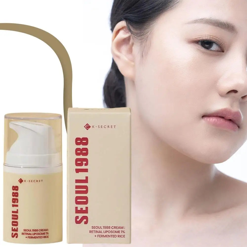 Seoul 1988 Retinol Liposome Face Cream – Anti-Wrinkle, Fine Line Fading & Moisturizing Anti-Aging Cream | Whitening, Firming & Eye Care Korean Skincare