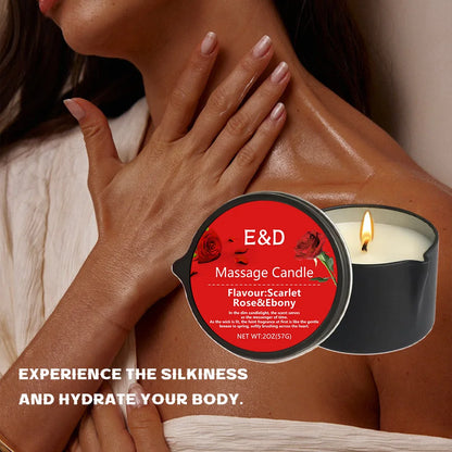 Massage Oil Candle (Stress Relief and Skin Moisturizing)