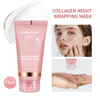 Lakerain Collagen Night Wrapping Mask – Deep Hydration & Elasticity Booster