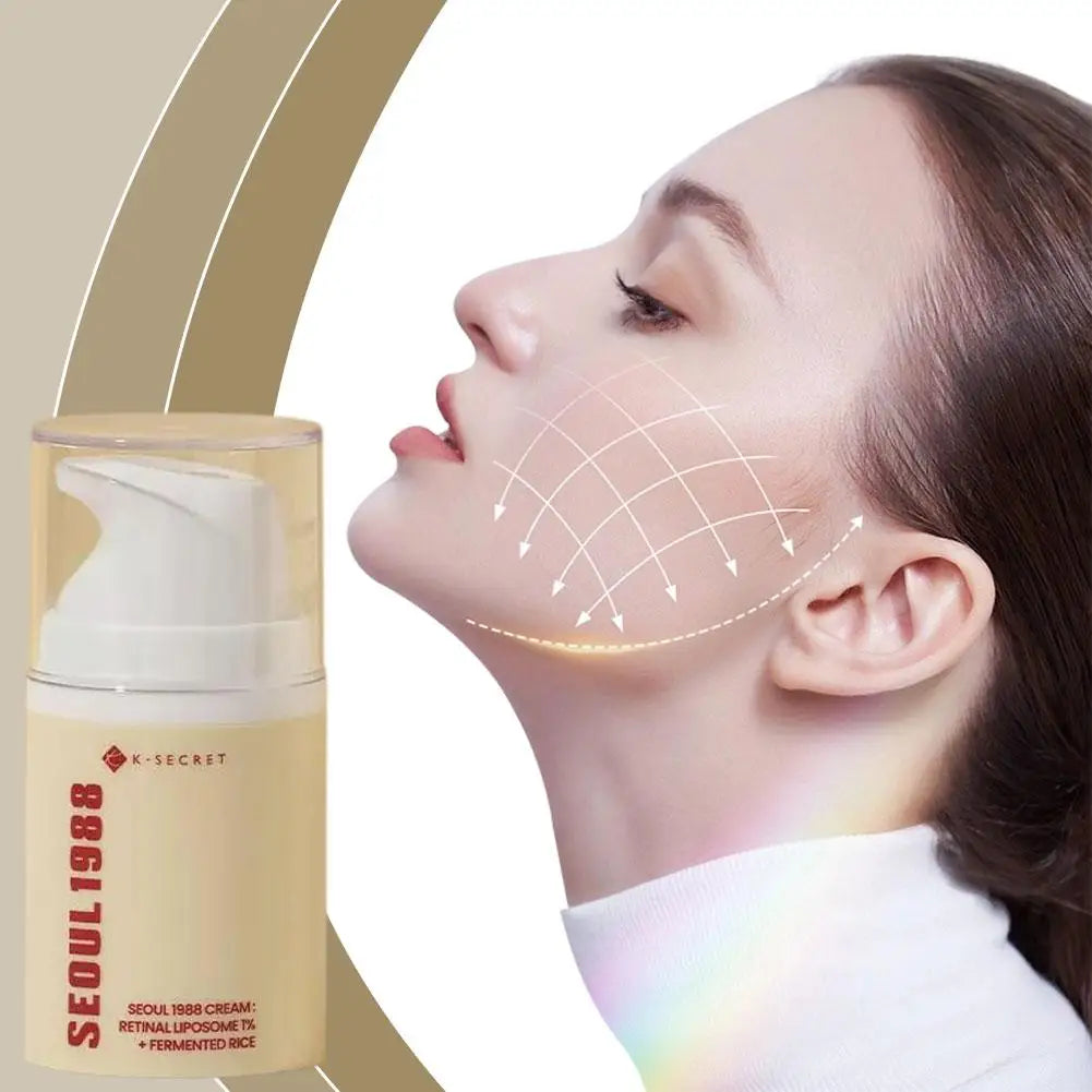 Seoul 1988 Retinol Liposome Face Cream – Anti-Wrinkle, Fine Line Fading & Moisturizing Anti-Aging Cream | Whitening, Firming & Eye Care Korean Skincare