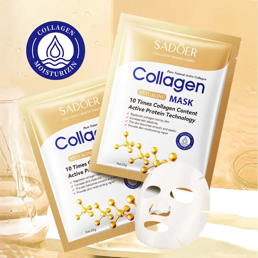 10pcs Collagen Anti-Wrinkle Face Mask